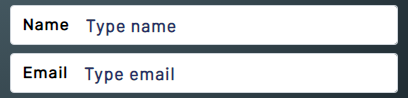 Registration form snapshot